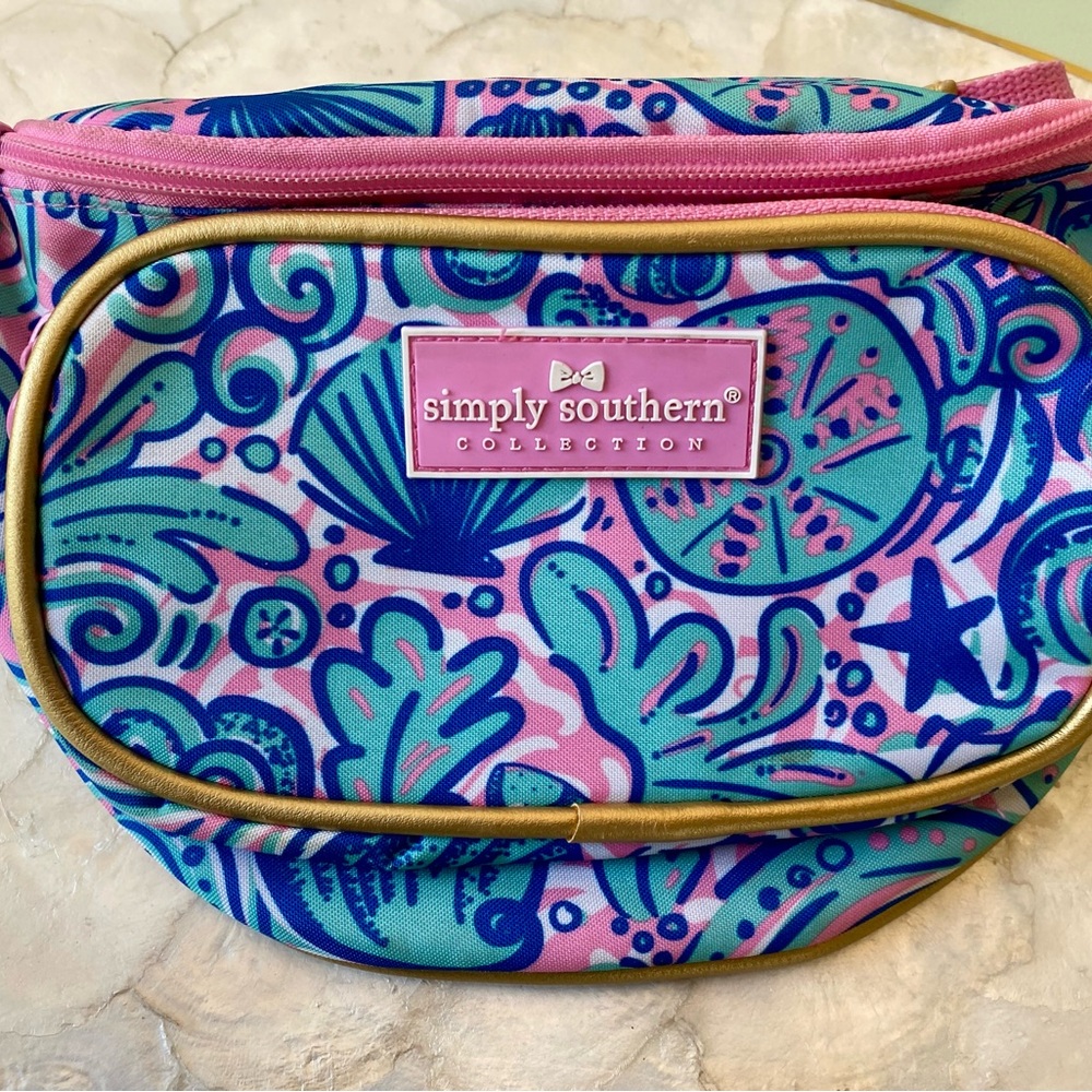Simply Southern Pink and Blue Fanny Pack